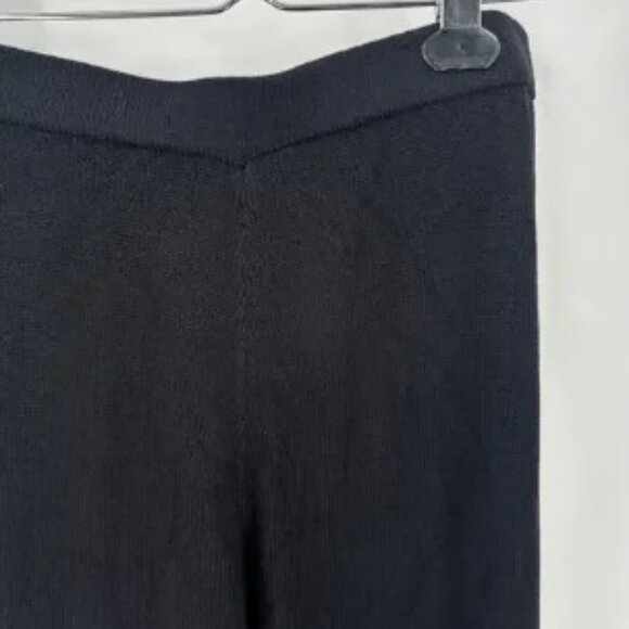 NWT St. John Vintage Pants Womens 14 Black Santana Knit $355 MSRP Wool Blend - Picture 5 of 16